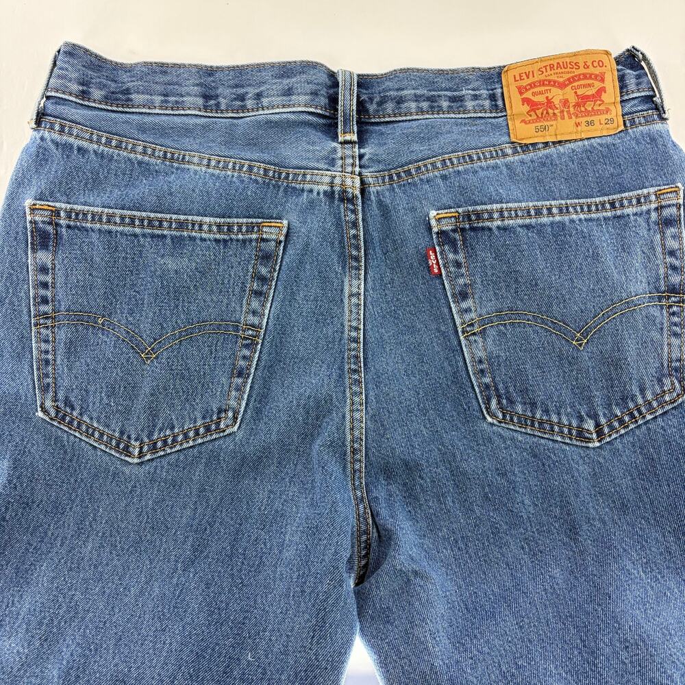 Levi's 550 Relaxed Fit Jeans 👖 W36 L29 Classic Blue